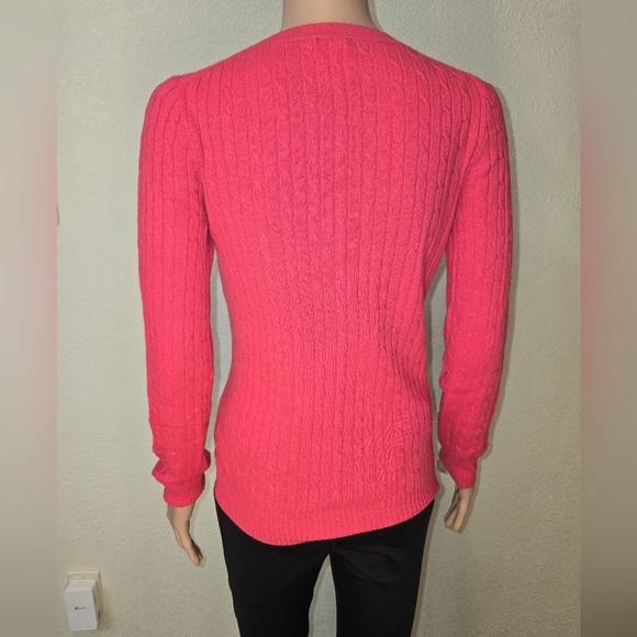 J Crew Womens Cable Knit Sweater Beige Size Xs Crew Neck Long Sleeve Pullover - Picture 4 of 7